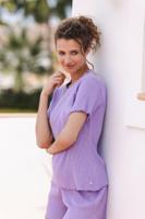 Paarse shortama rib Rebelle - thumbnail