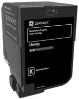 Lexmark Return Program toner CS72x, 3.000 pagina's, OEM 74C20K0, zwart - thumbnail