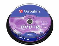 DVD+R Verbatim DVD+R Matt Silver 4.7 GB 16x 10 pcs - thumbnail