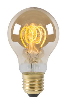 Lucide A60 - Filament lamp - Ø 6 cm - LED Dimb. - E27 - 1x4,9W 2200K - Amber Lucide A60 - Filament lamp - Ø 6 cm - LED Dimb. - E27 - 1x4,9W 2200K - Amber
