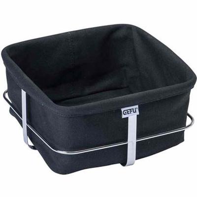 GEFU - Brunch - Broodmandje 22x22cm zwart