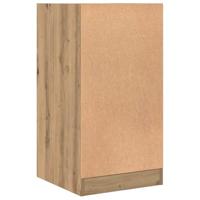 Apothekerskast 40x41x77,5 cm bewerkt hout artisanaal eikenkleur - thumbnail