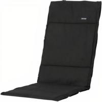 Madison - Tuinkussen Fiber De Luxe - Rib Black - 125x51 - Zwart - thumbnail