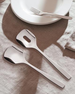 A DI ALESSI - Knifeforkspoon - Slabestek Set/2 25cm