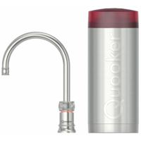Quooker Classic Nordic Round Kokendwaterkraan Single Tap Set - Kokend Water - RVS - Inclusief COMBI+ Reservoir - thumbnail