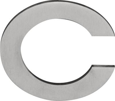 Formani Square LSQHN150 huisletter - mat RVS