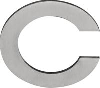 Formani Square LSQHN150 huisletter - mat RVS - thumbnail