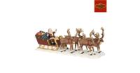 Luville Schneewald Santa reindeer sledge - thumbnail