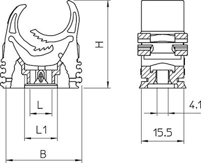 OBO Bettermann 2153114 Buisklem Grijs 100 stuk(s) OBO Bettermann 2153114 Buisklem Grijs 100 stuk(s)