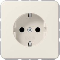Jung CD1520 Wandcontactdoos met randaarde Inzetstuk 1-voudig Crème 1 stuk(s) - thumbnail