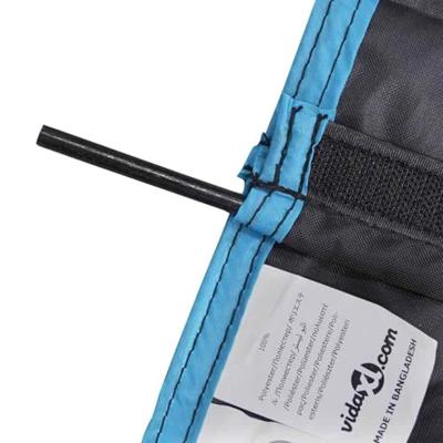 Opbergtas met opslag Grijs 66 x 40 cm oxford