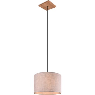 LED Hanglamp - Trion Elmo - E27 Fitting - 1-lichts - Rond - Antiek Nikkel - Aluminium