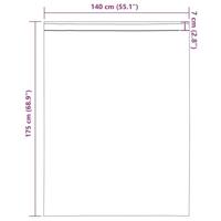 Gordijnen voile met roedezakken 2 st lichtroze - thumbnail