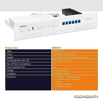 Rackmount.IT RM-SR-T10 rack-toebehoren Montagebeugel Rackmount.IT RM-SR-T10 rack-toebehoren Montagebeugel
