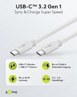 USB C naar USB C kabel - thumbnail