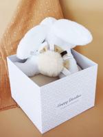 Happy knuffelpop 25cm - DOUDOU ET COMPAGNIE beige - thumbnail