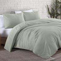 Zavelo Timeless Dekbedovertrek Groen-1-persoons (140 x 200/220 cm) - thumbnail