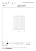Lucide PINGI - Oplaadbare Vloerlamp Binnen/Buiten - Accu/Batterij - Ø 33,5 cm - LED 3 StepDim - 1x3W 3000K - IP44 - Zwart - thumbnail