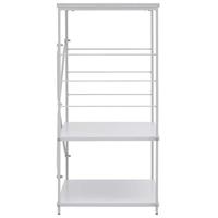 VidaXL Magnetronkast 60x39,6x79,5 cm bewerkt hout wit - thumbnail