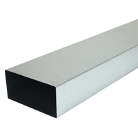 Rechthoekig (instort) Kanaal 100 X 40mm - L=900mm - Staal - thumbnail