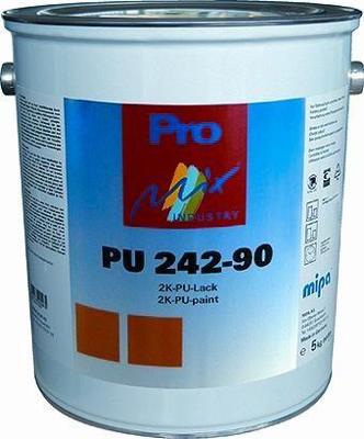 Mipa acryl lak, mat "240-10 2k-pu ral7021" paints pu242-90 ral2000 5