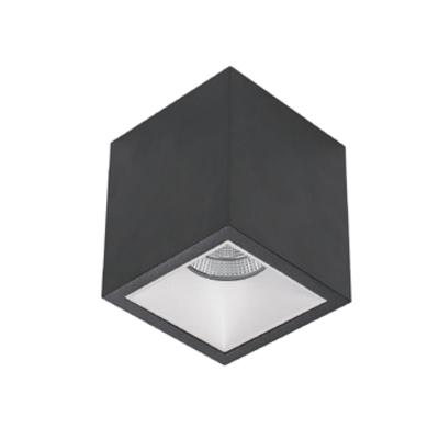 Spot BWS Daniel Aluminium 745Lm 9,2W Zwart Met Witte Anti-Glare Ring Spot BWS Daniel Aluminium 745Lm 9,2W Zwart Met Witte Anti-Glare Ring