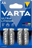 Batterij varta ultra lithium 4x aa - thumbnail