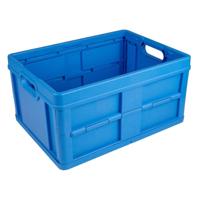 Sunware gesloten vouwkrat 32L blauw - thumbnail