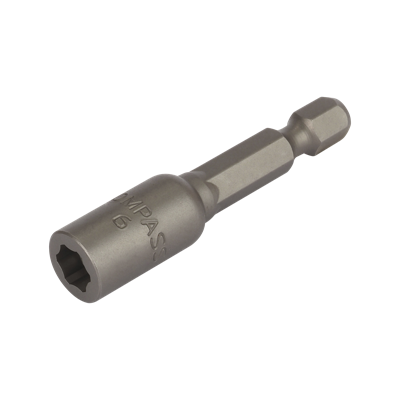 Wolfcraft Dopsleutel CV | L=50 mm | SW 6 | 1 stuk - 1375000