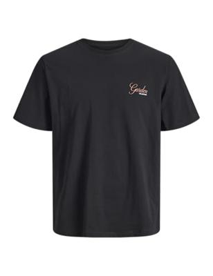 Jack & Jones Jjbali Tee Ss Crew Neck Print T-shirts 4889216 Black