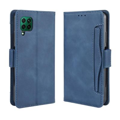 Voor Huawei nova 7i/P40 lite/Nova 6SE Wallet Style Skin Feel Calf Pattern Lederen Case met aparte kaart slot (Blauw) Voor Huawei nova 7i/P40 lite/Nova 6SE Wallet Style Skin Feel Calf Pattern Lederen Case met aparte kaart slot (Blauw)