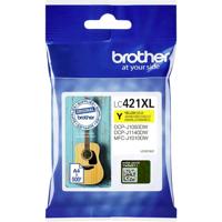 Originele inktcartridge Brother LC-421XLY Geel - thumbnail