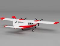 XFLY P68 Twin 850MM Wingspan ARTF - Rood - thumbnail