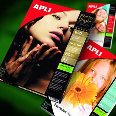 Apli fotopapier Colour Laser ft A4, 210 g, pak van 100 vel - thumbnail