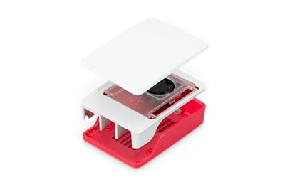 Raspberry Pi® Ladegerät SBC-behuizing Geschikt voor model: Raspberry Pi® 5 B Rood, Wit Raspberry Pi® Ladegerät SBC-behuizing Geschikt voor model: Raspberry Pi® 5 B Rood, Wit