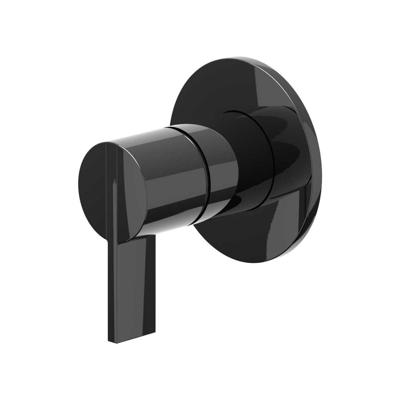 Afbouwdeel IVY Pact Inbouw douchemengkraan Met Ronde Rozet Zwart Chroom PVD Afbouwdeel IVY Pact Inbouw douchemengkraan Met Ronde Rozet Zwart Chroom PVD