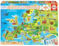 Kinderpuzzel Europe Map Educa (150 pcs) - thumbnail