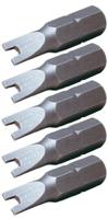 KS Tools 911.2920 Spanner-bit 10 mm Speciaal staal C 6.3 5 stuk(s) - thumbnail