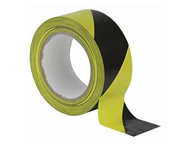 Showtec Showtec Floor-Marking tape 50 mm Zwart/geel
