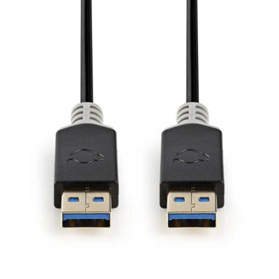 Kabel USB 3.0 | A male - A male | 2,0 m | Antraciet