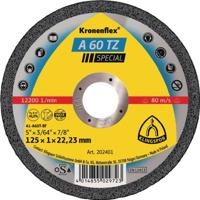 Klingspor A 60 TZ Special 202401 Doorslijpschijf recht 125 mm 25 stuk(s) RVS, Staal - thumbnail