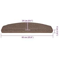 Trapmatten 30 st 65x24x4 cm koffiebruin - thumbnail