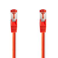 Nedis CCGL85221RD20 Cat6 Netwerkkabel Rj45 Male Rj45 Male S/ftp 2.00 M Rond Lszh Rood Label - thumbnail
