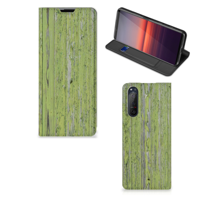 Sony Xperia 5 II Book | Wallet Case | Green Wood Sony Xperia 5 II Book | Wallet Case | Green Wood