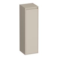 Brauer Adore - Hoge Kast - 120 cm - 1 Deur - Greeploos - Linksdraaiend - Mat Beige - thumbnail