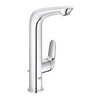 GROHE Eurostyle New 1-gats wastafelkraan L-size m. zijbediening m. waste m. gesloten greep chroom - thumbnail