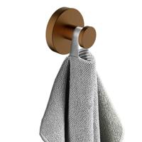 Handdoekhaak Wiesbaden Alonzo Groot Geborsteld Brons Koper - thumbnail