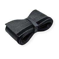 ROLINE PVC-weefselslang voor kabelgeleiding, met klittenband, zwart, 2,5 m - thumbnail