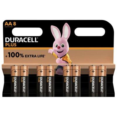 Batterij Duracell Plus 8xAA | 24 stuks