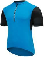 Protective fietsshirt P Move heren polyester blauw/zwart - thumbnail